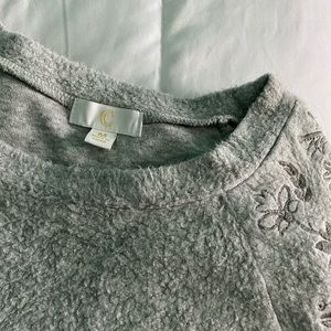 Charming Charlie fuzzy sweatshirt